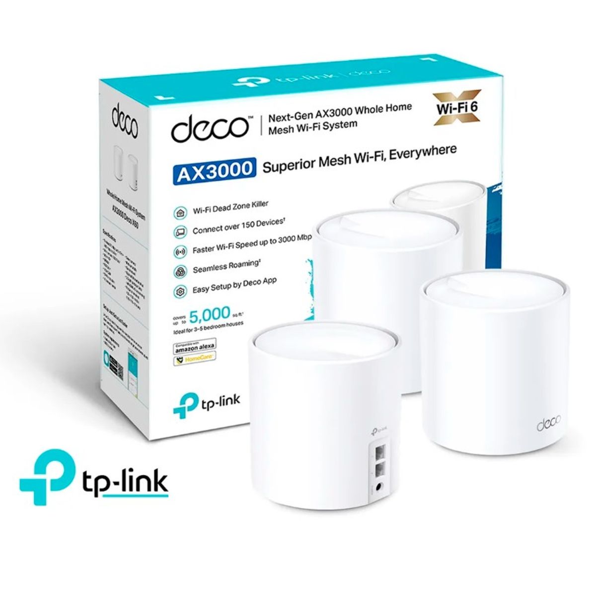 TP LINK - Tp-Link Deco X60 3 Pack Mesh Sistema Wifi 6 AX3000