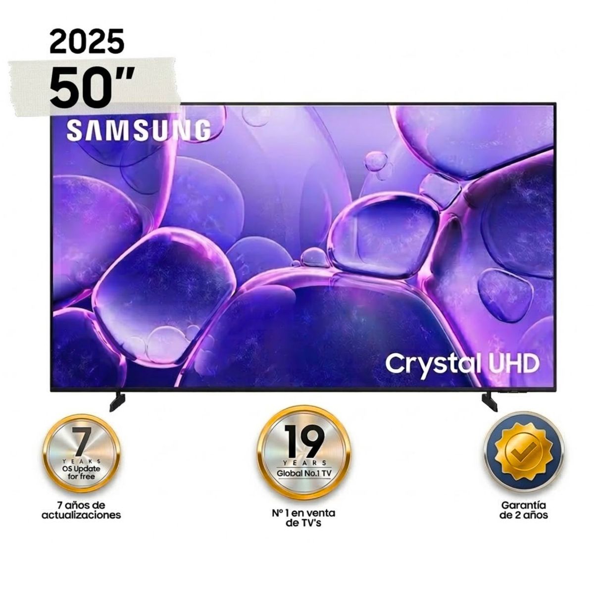 SAMSUNG - Televisor Samsung 50"  UN50U8000FGXPE Smart TV Crystal UHD 4K