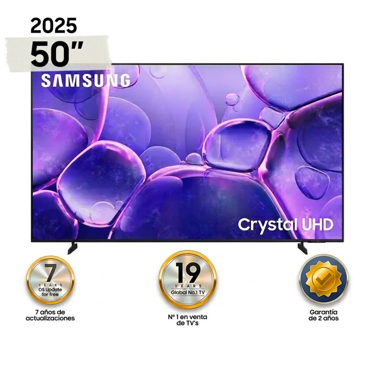 SAMSUNG - Televisor Samsung 50"  UN50U8000FGXPE Smart TV Crystal UHD 4K