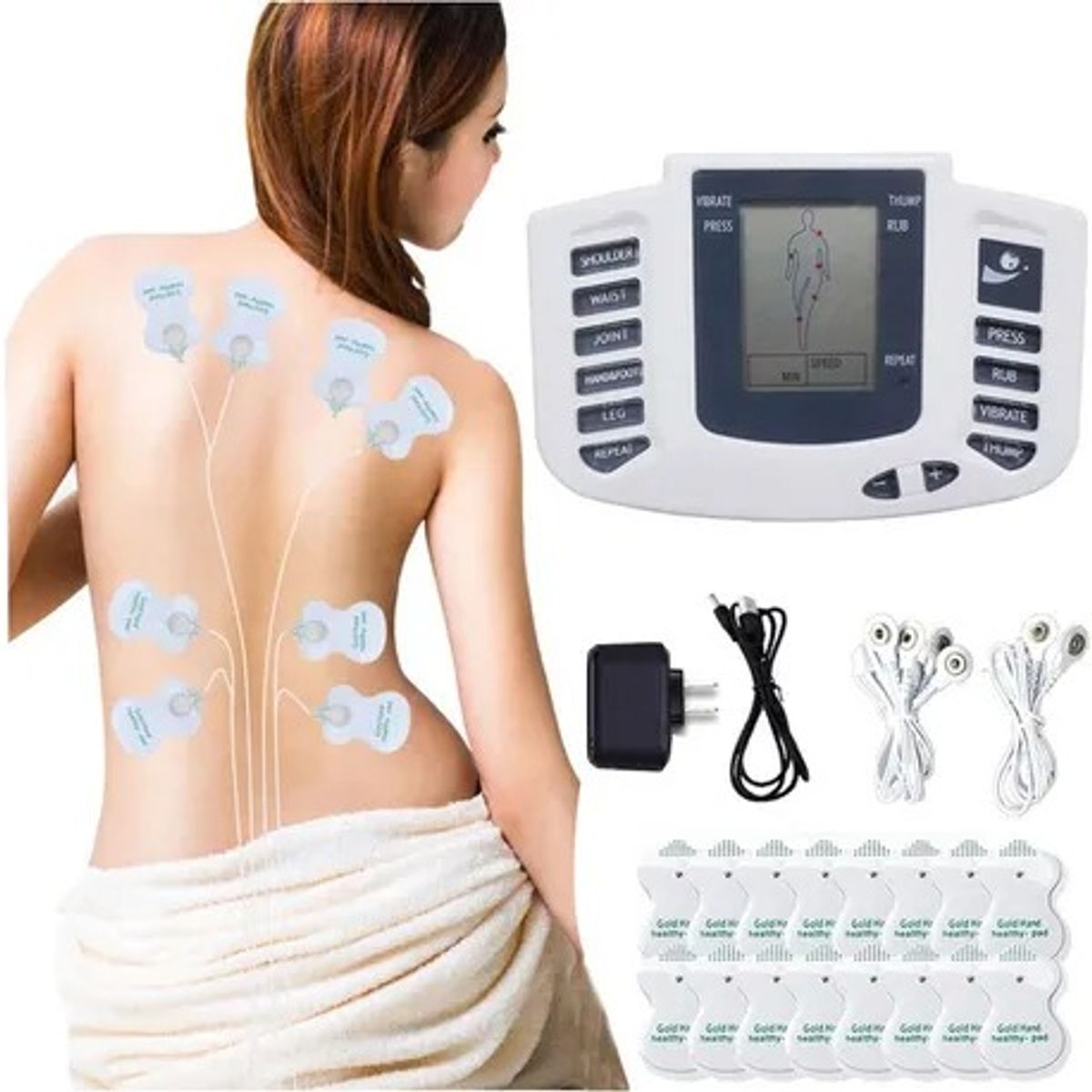 OEM - Masajeador de Pulso Estimulación Muscular Alivio del Dolor Terapia