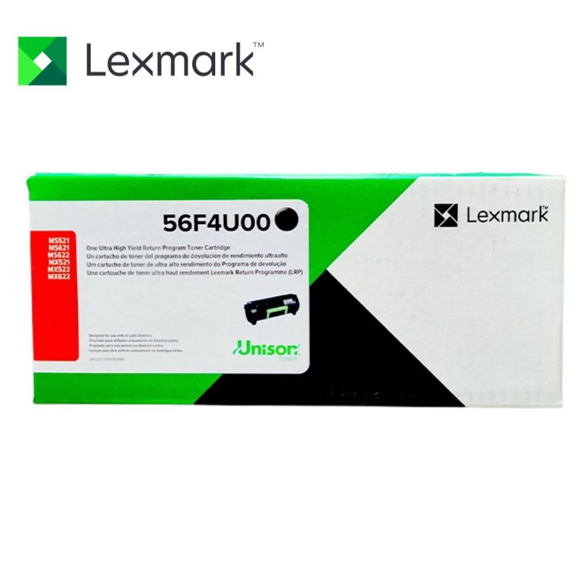 LEXMARK - TONER LEXMARK 56F4U00 PARA MS521/621/622/MX521/522/622 25000 PAGINAS