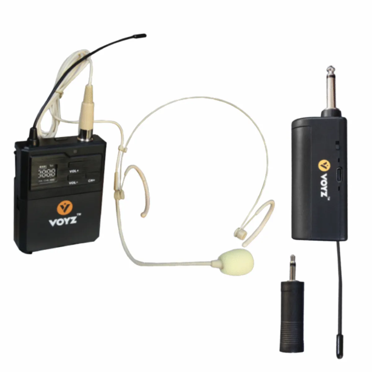 GENERICO - microfono inalambrico uhf tipo vincha VOYZ  VZ-WM103-UHF