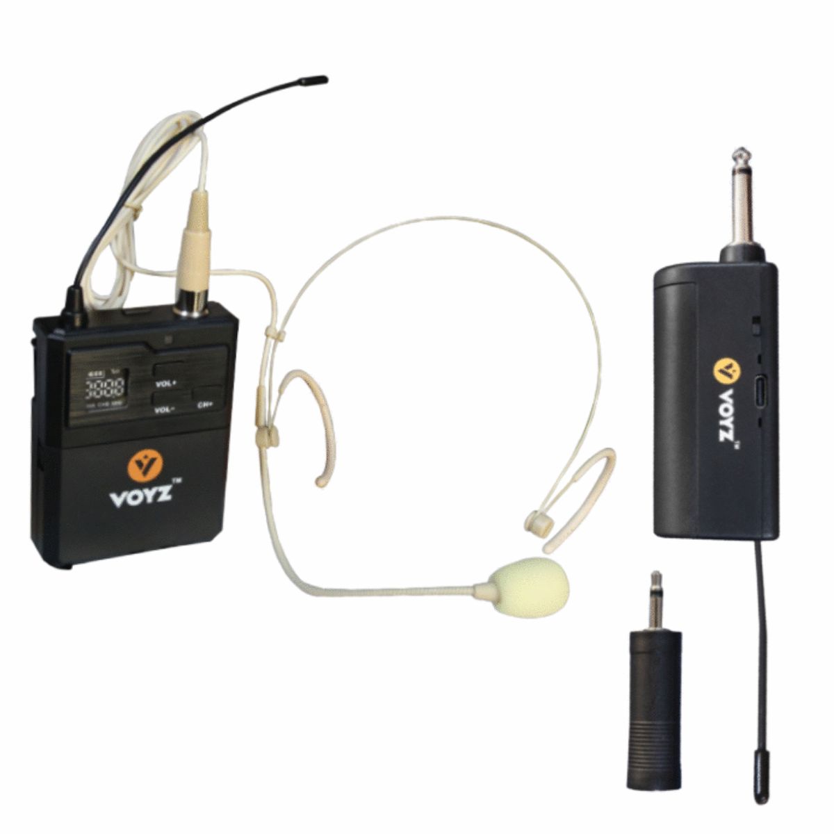 GENERICO - microfono inalambrico uhf tipo vincha VOYZ  VZ-WM103-UHF