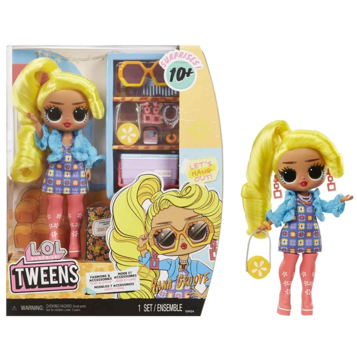 LOL SURPRISE - Muñeca LOL - Muñeca de Moda Hana Groove - Tweens