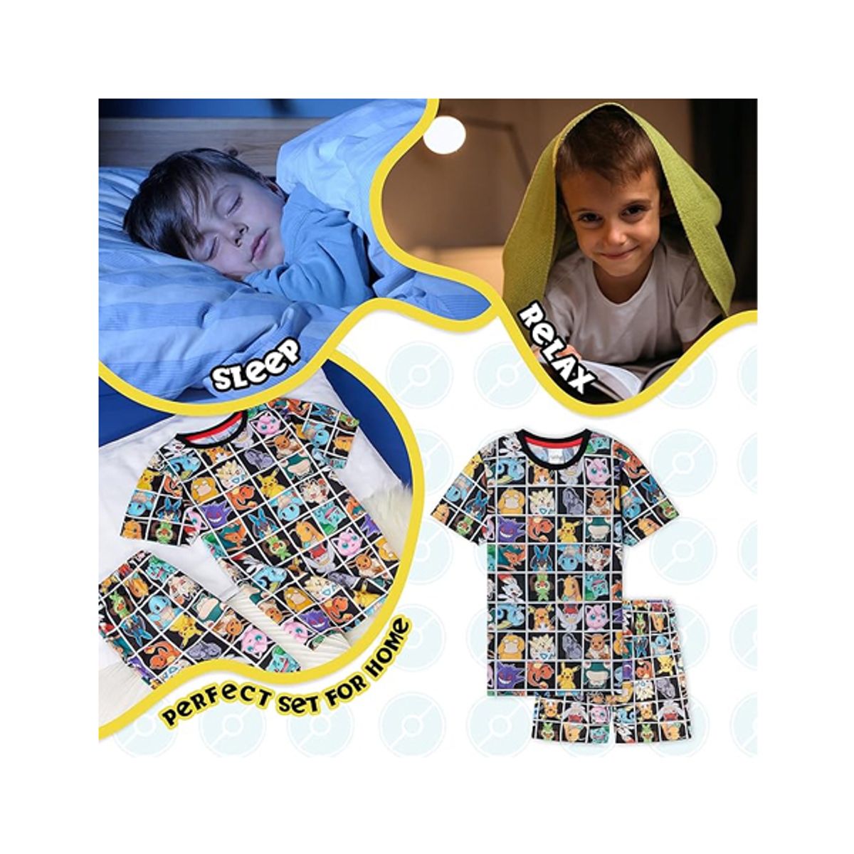 POKEMON - POKEMON CONJUNTO POLO SHORT