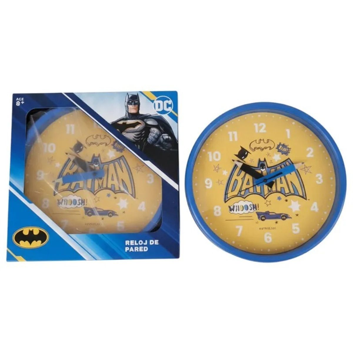 GENERICO - Reloj de Pared Infantil Batman Action