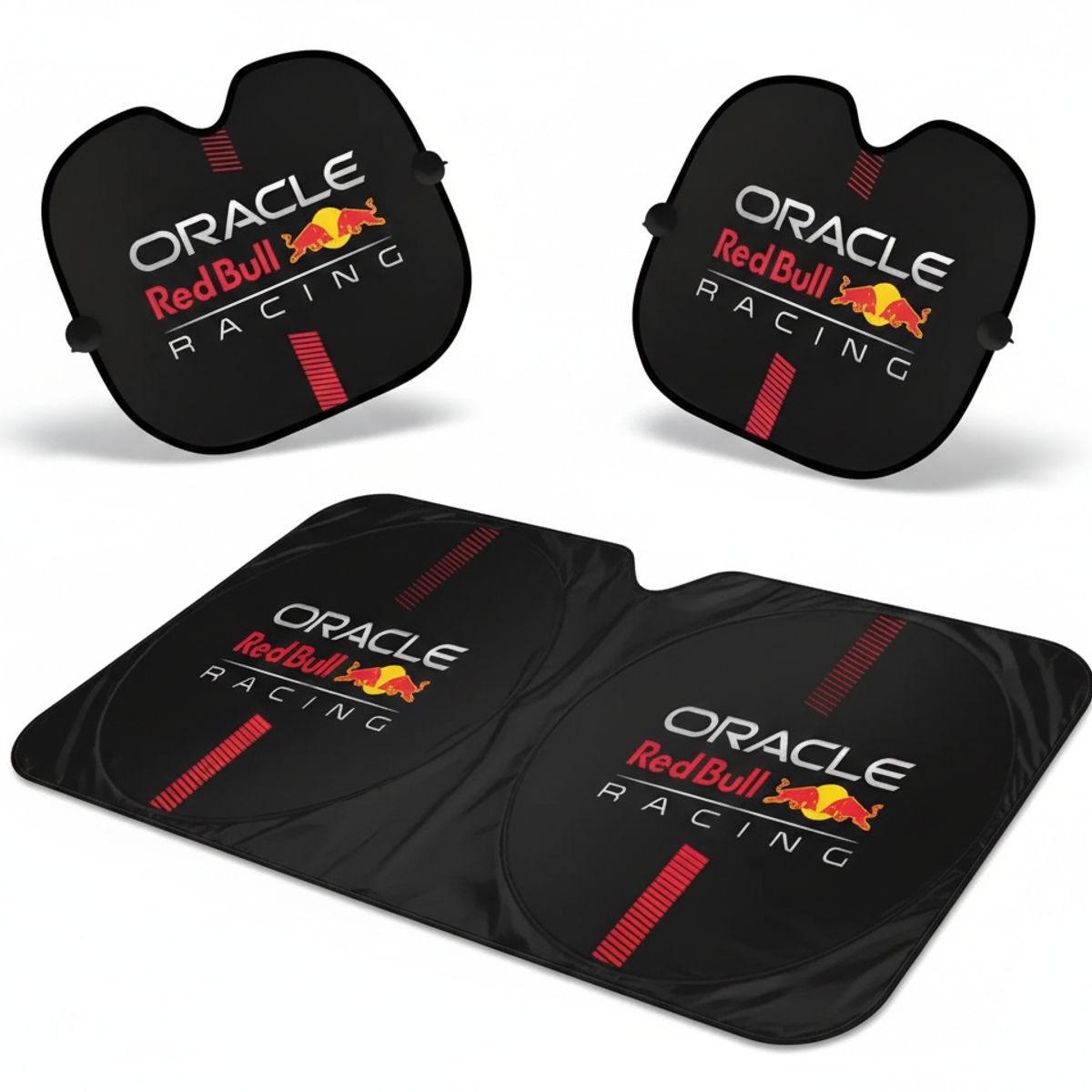 RED BULL - Tapasol Frontal RED BULL Racing Exclusivo Negro 3Pcs