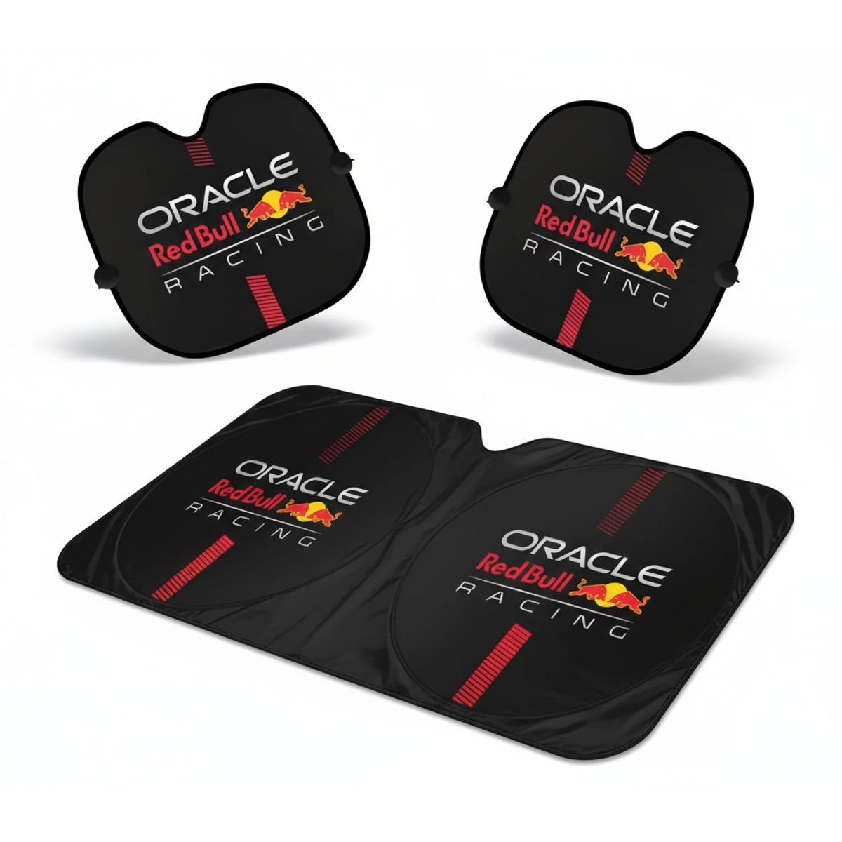 RED BULL - Tapasol Frontal RED BULL Racing Exclusivo Negro 3Pcs