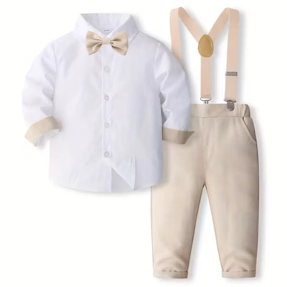 GENERICO - TERNO TRAJE PARA BEBE NIÑO PARA BAUTIZO