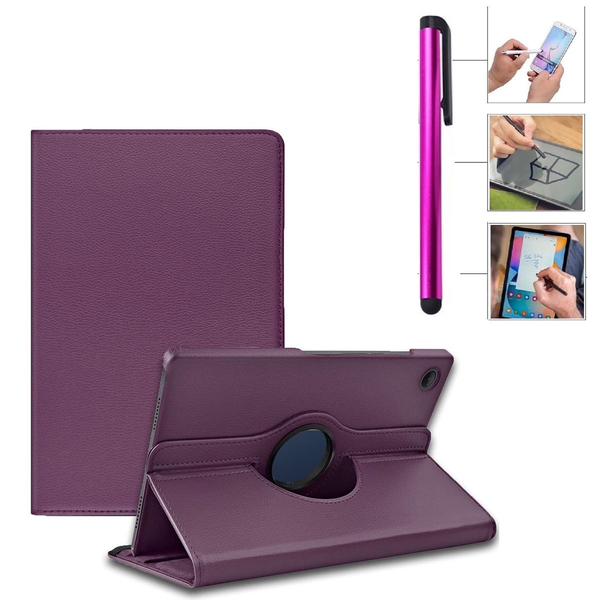 GENERICO - Funda + Lapiz tactil para Samsung Tab A11 8.7 2025 SM-X133 SM-X135