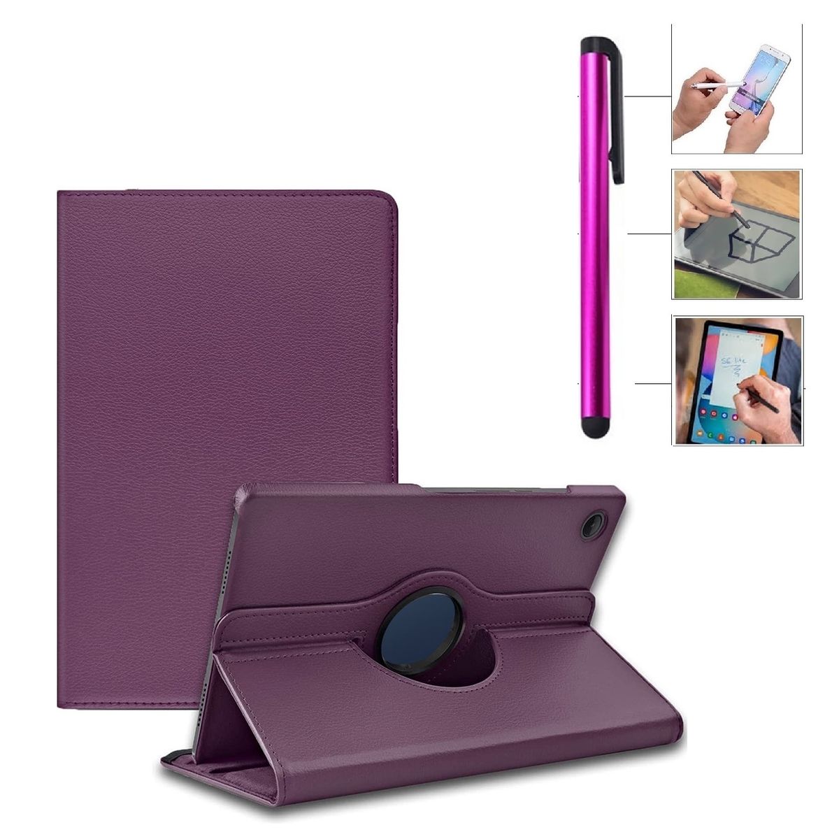 GENERICO - Funda + Lapiz tactil para Samsung Tab A11 8.7 2025 SM-X133 SM-X135