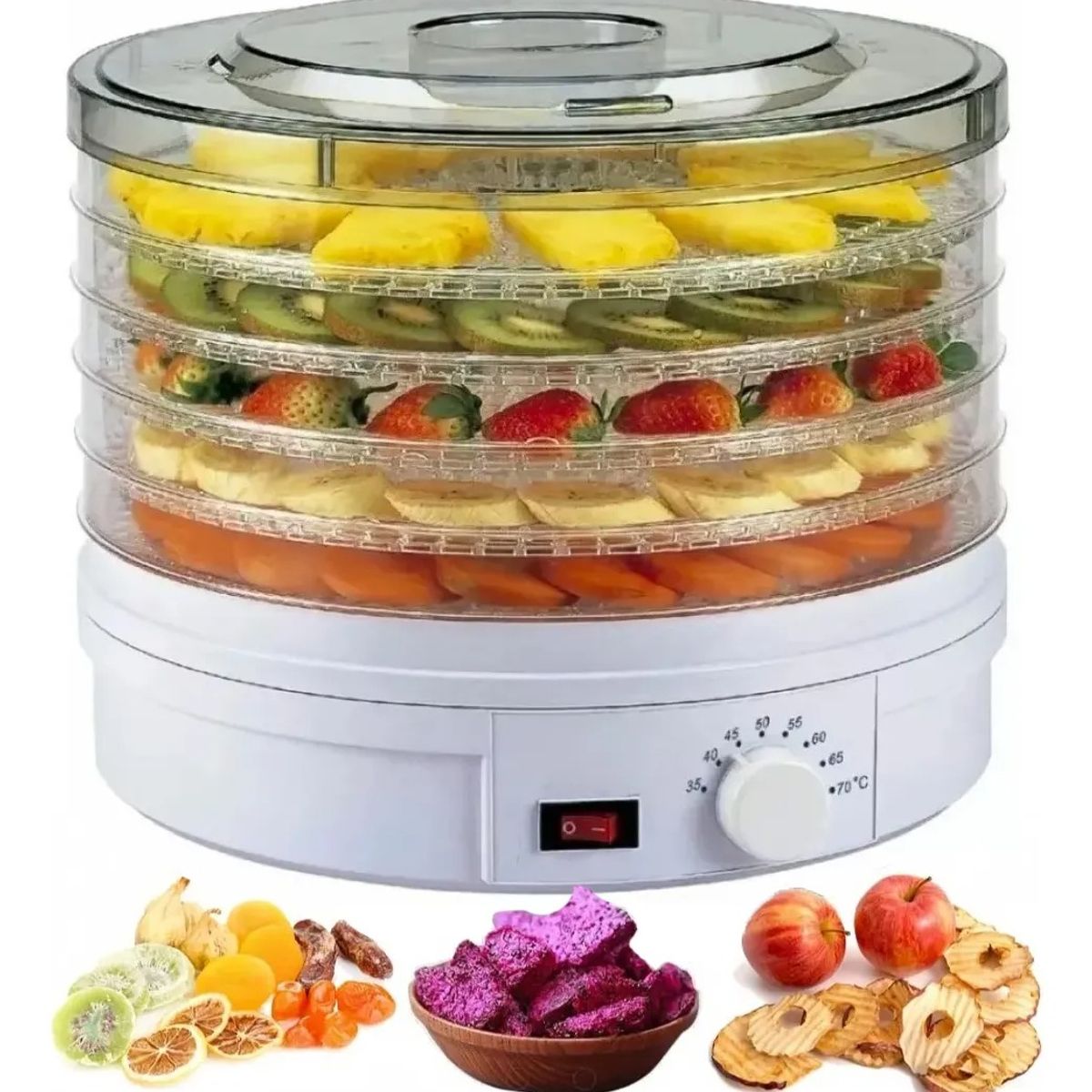 EVERSO - Maquina Deshidratadora Alimentos Deshidratador Fruta Cocina