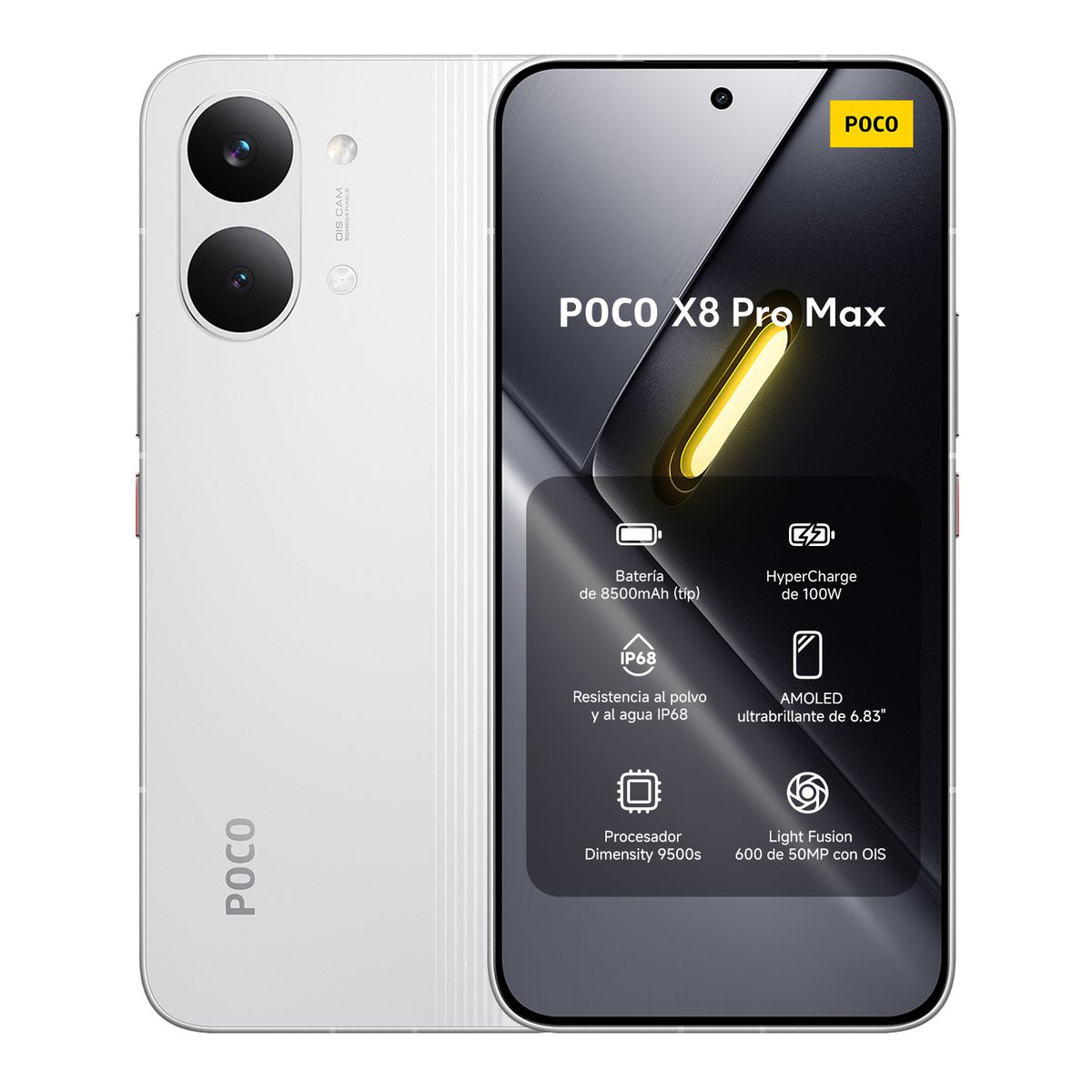 XIAOMI - POCO X8 Pro Max Blanco 12GB + 512GB