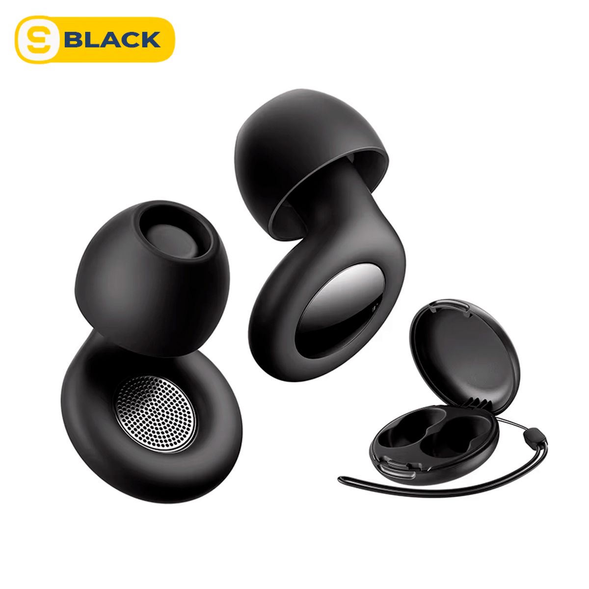 Set Tapones oidos 4 tallas cancelación de ruido para dormir + estuche, marca ESSAGER - Foto Principal