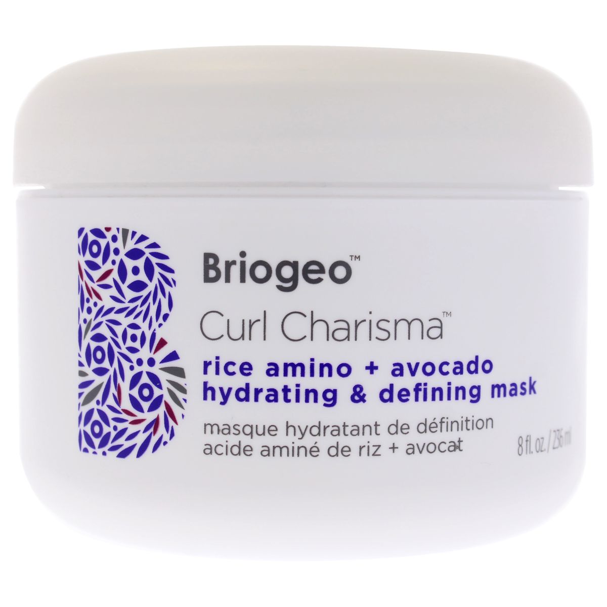 BRIOGEO - Curl Charisma Rice Amino Plus Mascarilla Hidratante y Definidora Aguacate 237ml Briogeo