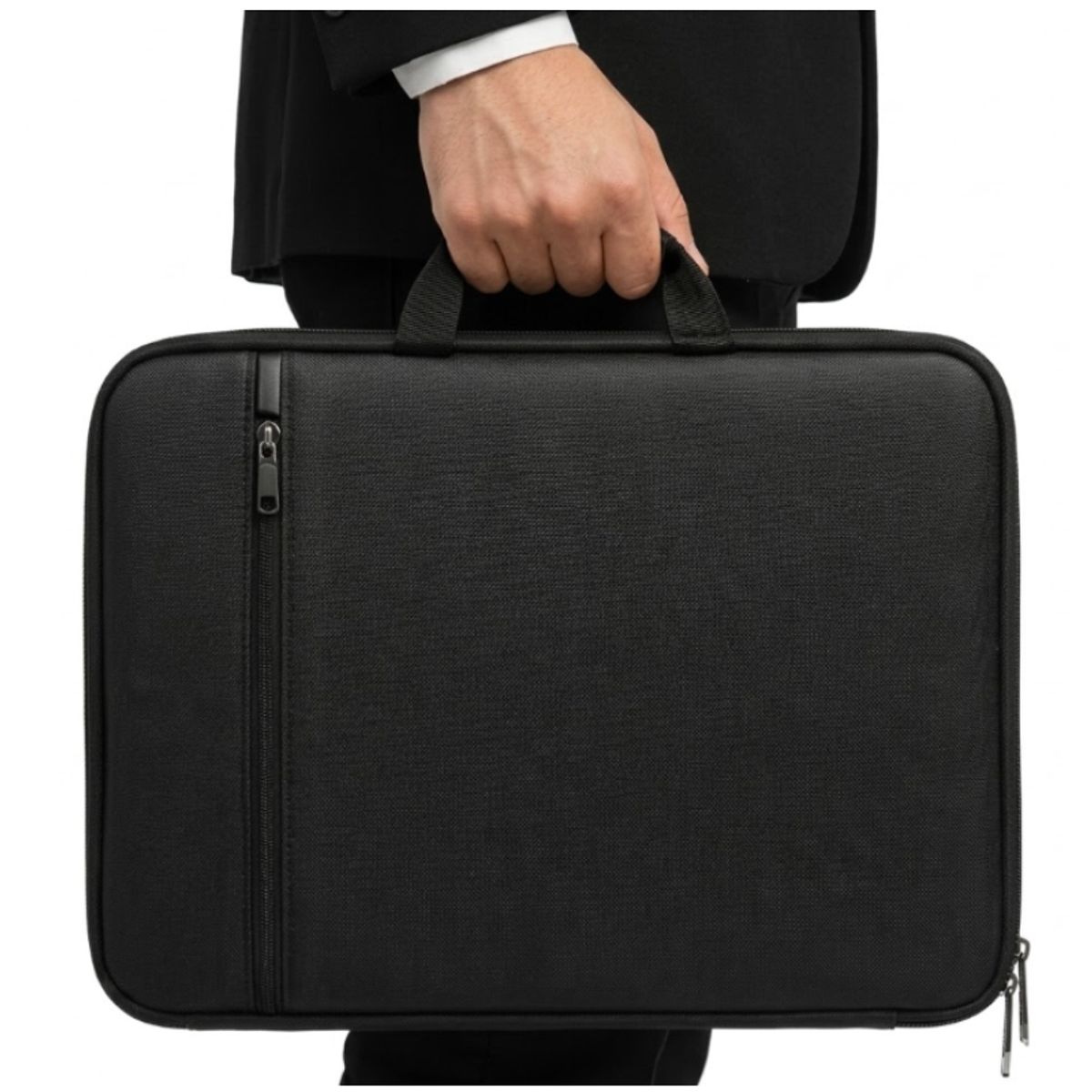 GENERICO - Funda Maletin Negra para Laptop 14 a 15.6 Pulgadas con Protección 360° Impermeable Corporativa