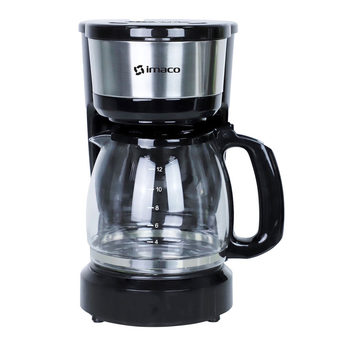 IMACO - Cafetera electrica 12 tzs panel decorativo ac/inox CM1218S Imaco