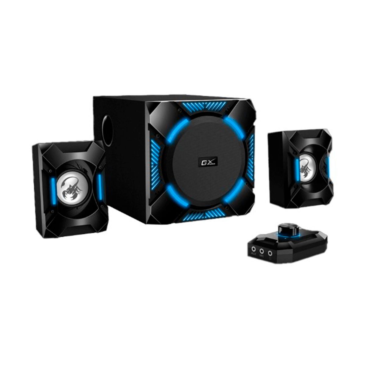 GENIUS - PARLANTE GENIUS SW-G2.1 1200 240V 36W NEGRO P-N 31730044400