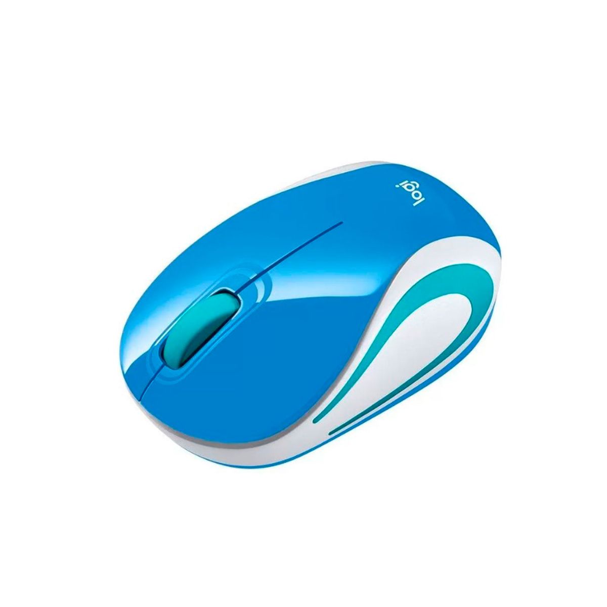 LOGITECH - MOUSE INALAMBRICO LOGITECH M187 3 BOTONES AZUL P-N 910-005360