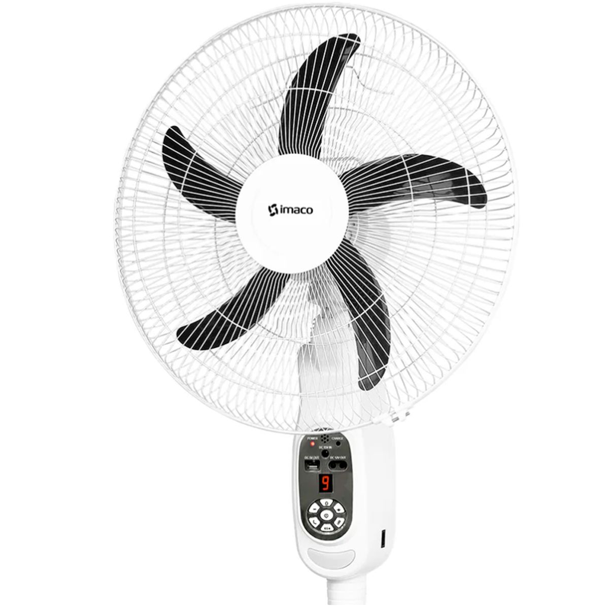 IMACO - Ventilador de Pedestal Imaco 16 pulgadas Recargable con Control
