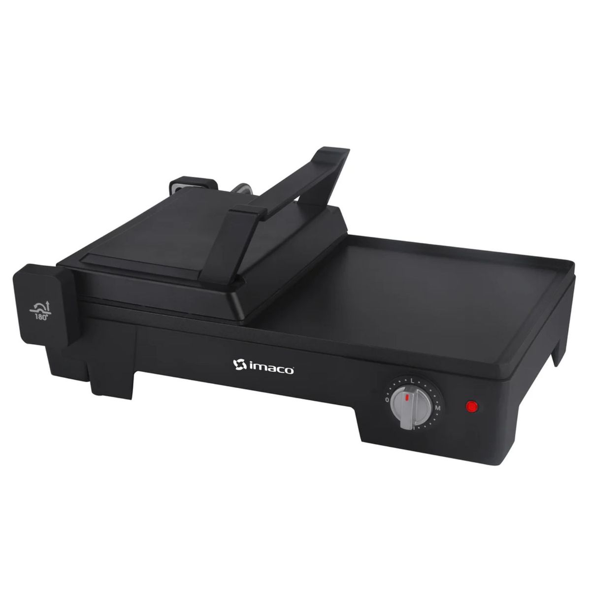 IMACO - Parrilla grill Imaco IG1016E 2 en 1 extendible hasta 180 Grados