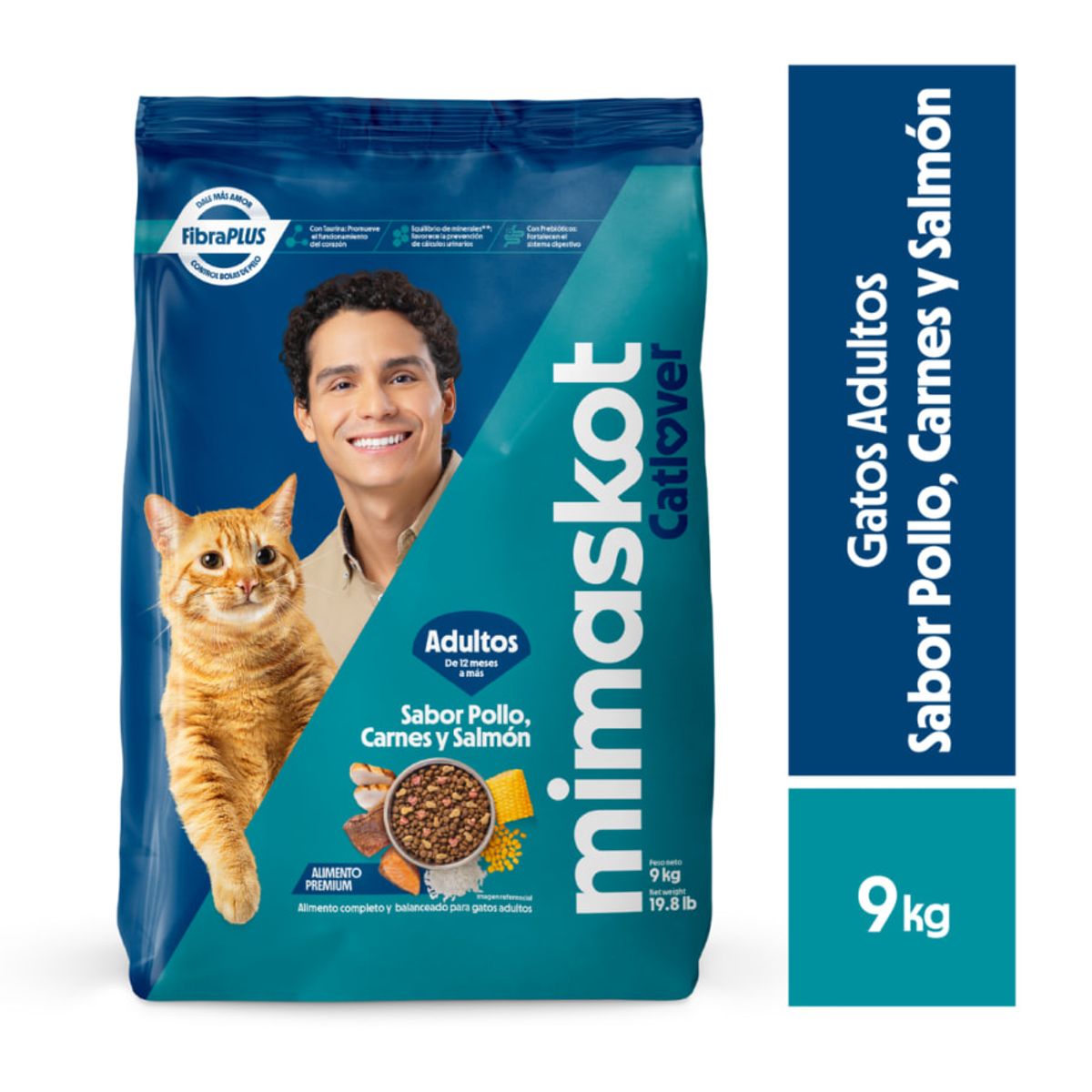 MIMASKOT - Alimento para Gato Mimaskot Pollo y Carne Bolsa 9 Kg