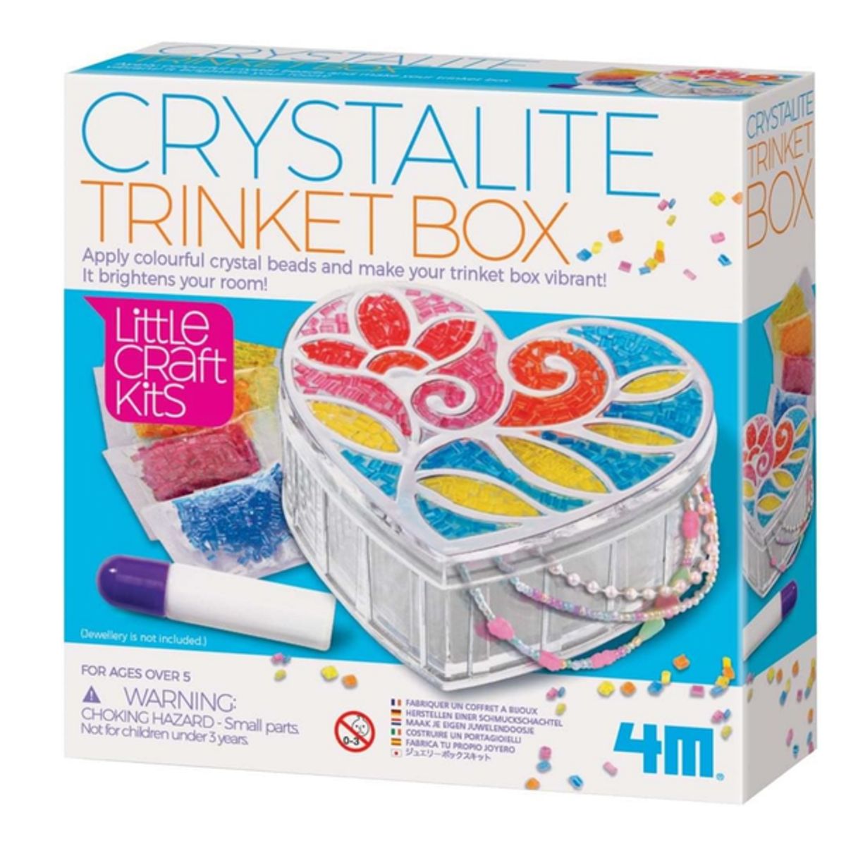 4M - Set crea un joyero con mostacillas