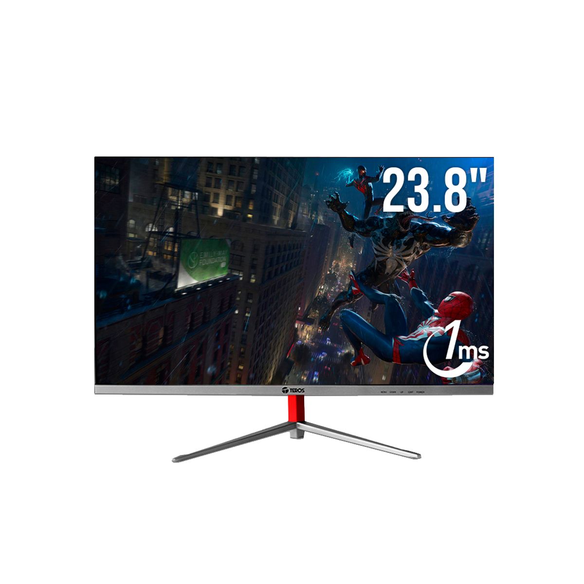 S&T - Monitor Curvo Teros TE-2402S 23.8pul FHD 100Hz 1ms HDMI VGA - Negro