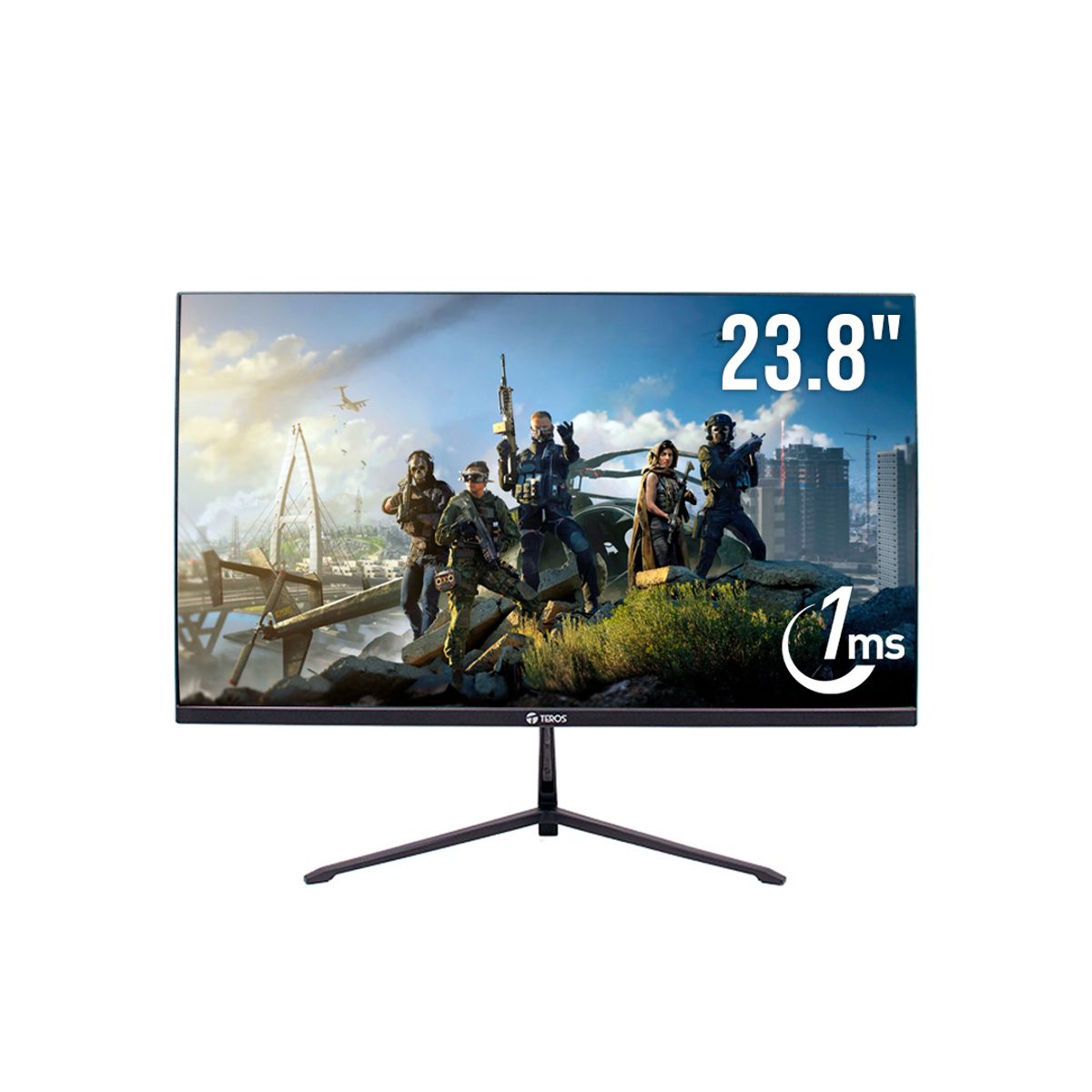 S&T - Monitor Curvo Gaming Teros 23.8pul FHD 180Hz 1ms TE-2476G