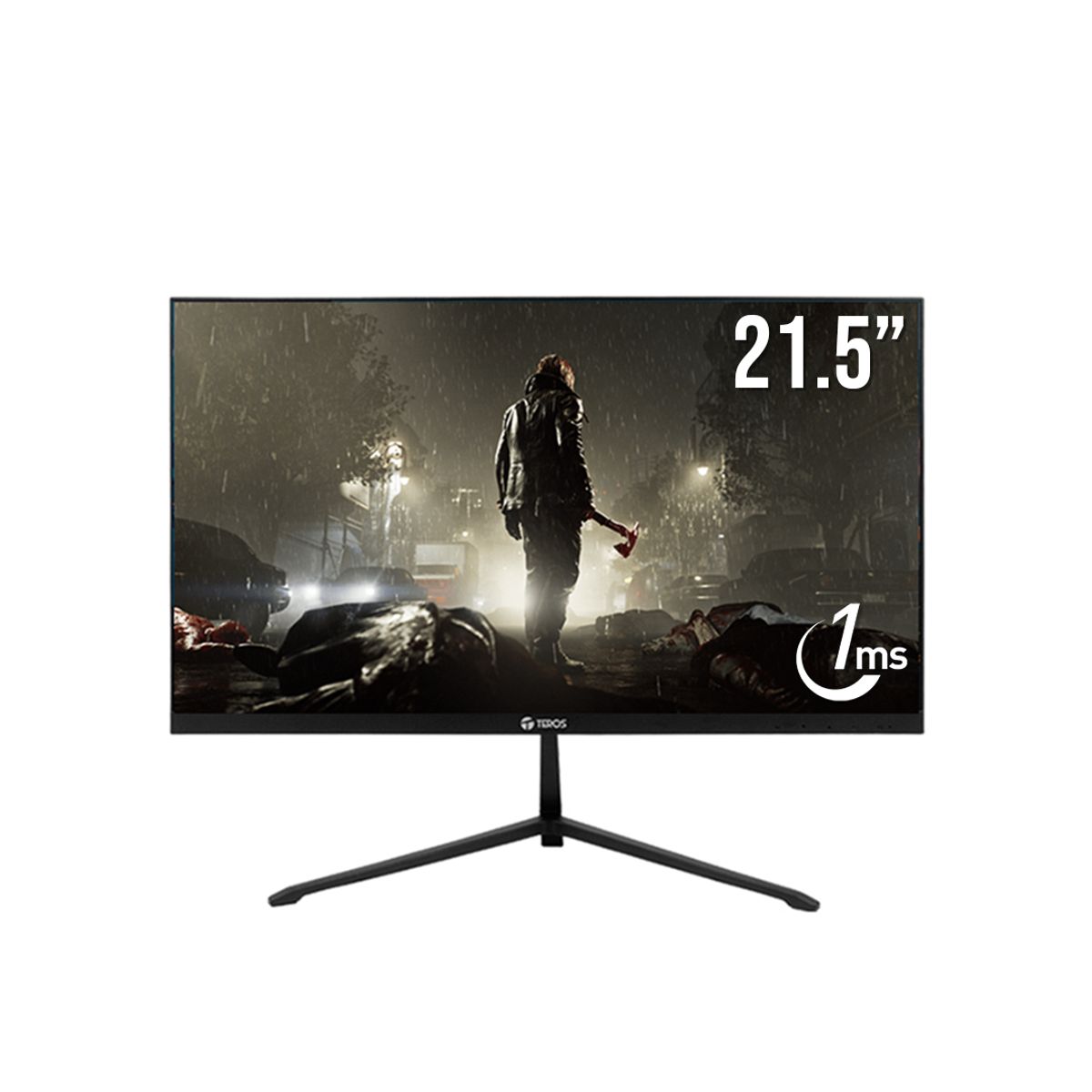 S&T - Monitor Plano Teros TE-2128S 21.5pul FHD IPS 100Hz 1ms HDMI Y VGA - Negro