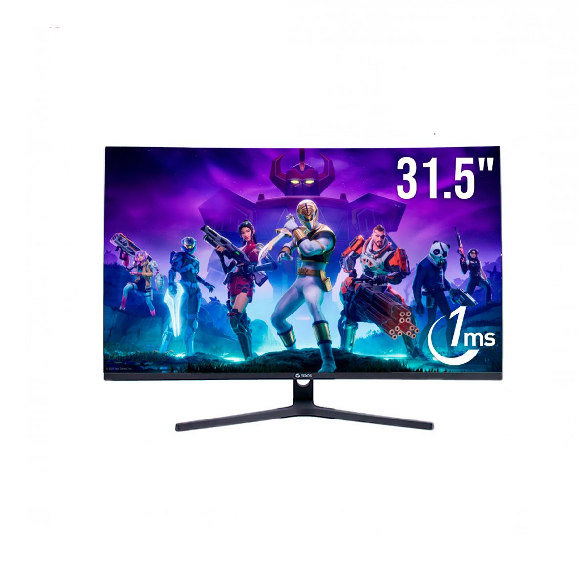 S&T - Monitor Curvo Teros 31.5pul QHD 75Hz 1ms DisplayPort TE-3253S