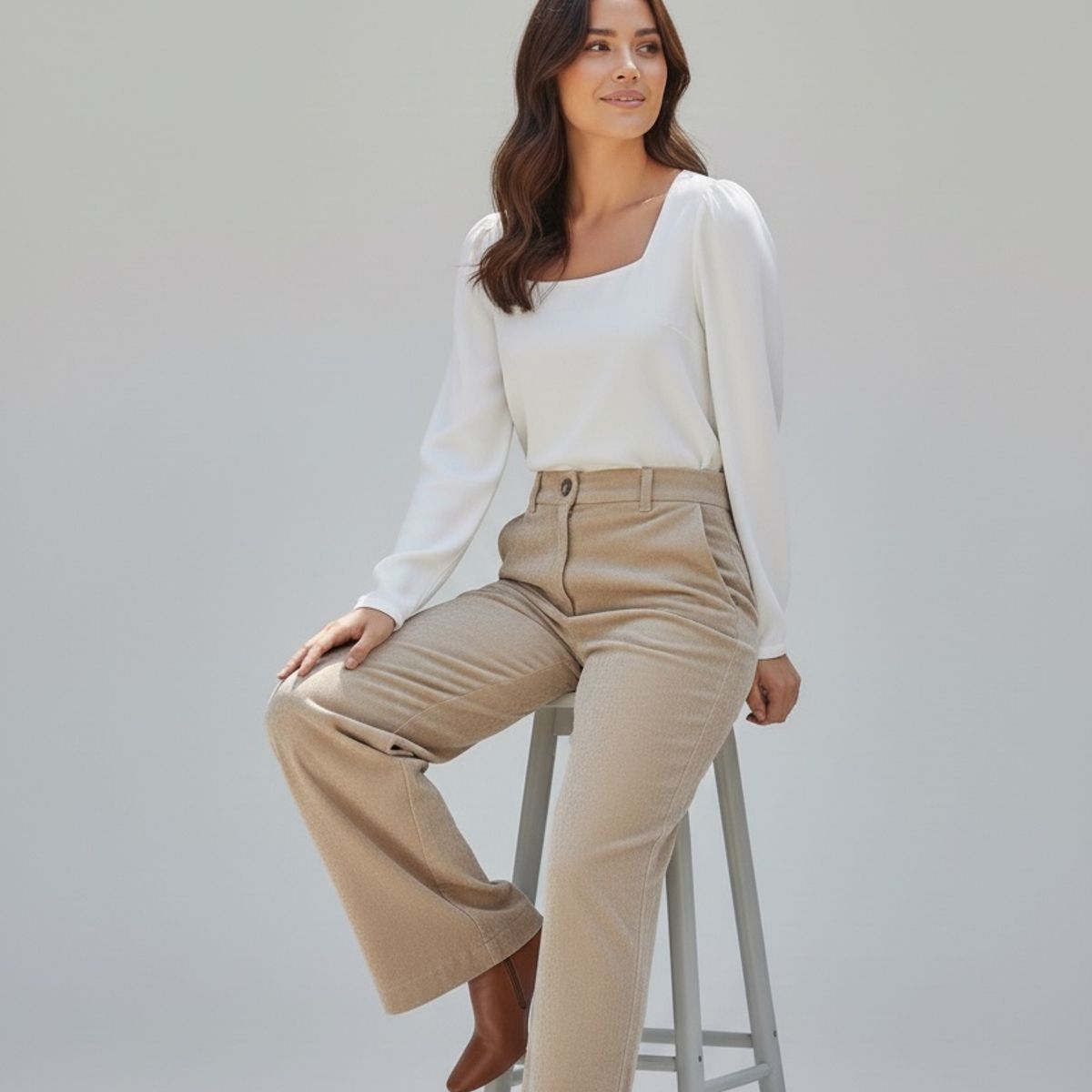 GENERICO - PANTALON CASUAL CORDUROY MUJER