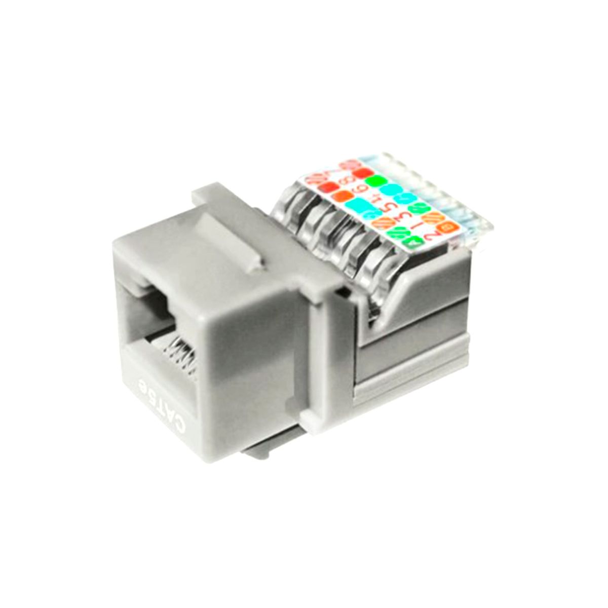 DIXON - JACK RJ-45 DIXON CAT.5E CAL 22-26 AWG COLOR BLANCO P-N KJ7-CE-US-WHN