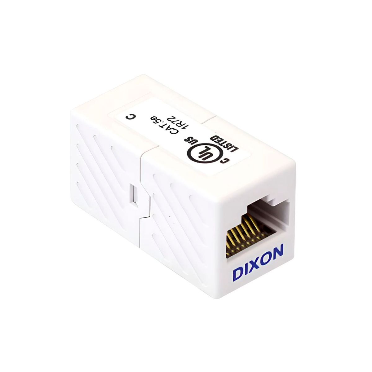 DIXON - EMPALME DE RED RJ-45 DIXON CAT.5 JE315A COLOR BLANCO PN JE315A-CE-WH