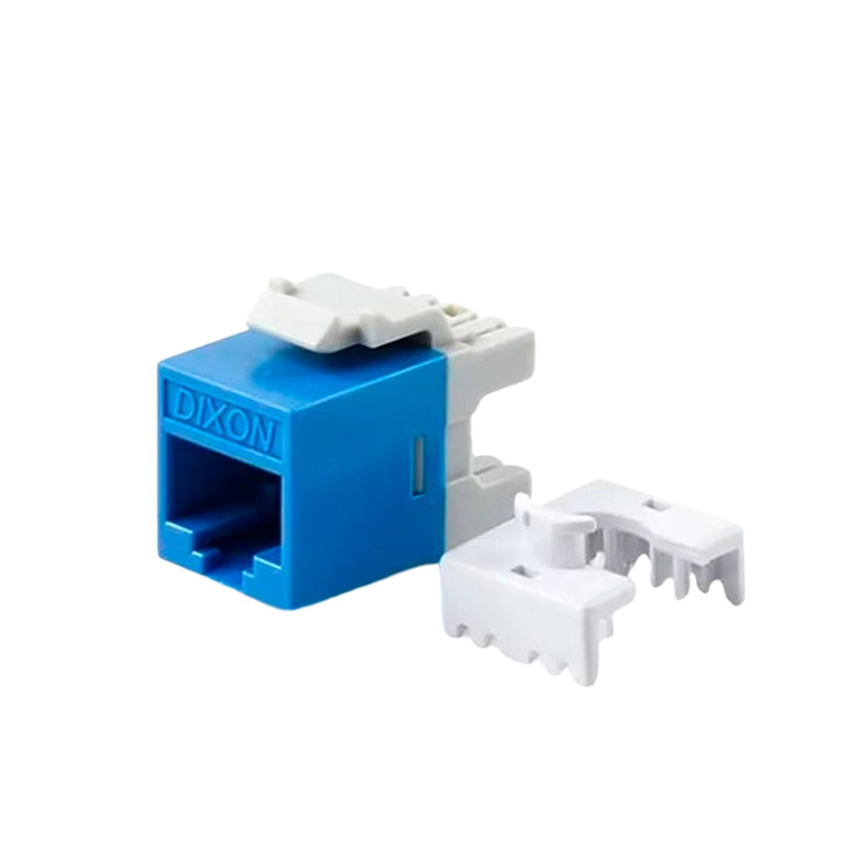 DIXON - JACK RJ-45 DIXON CAT.6 CAL 22-26 AWG COLOR AZUL P-N KJ88-C6-US-BL