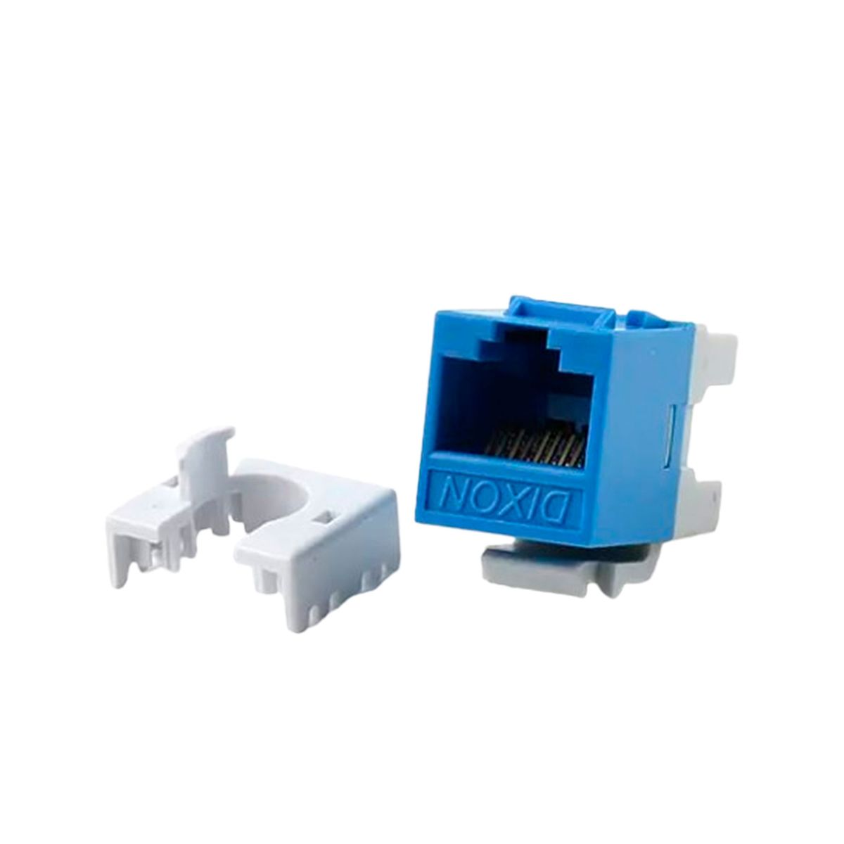 DIXON - JACK RJ-45 DIXON CAT.6 CAL 22-26 AWG COLOR AZUL P-N KJ88-C6-US-BL