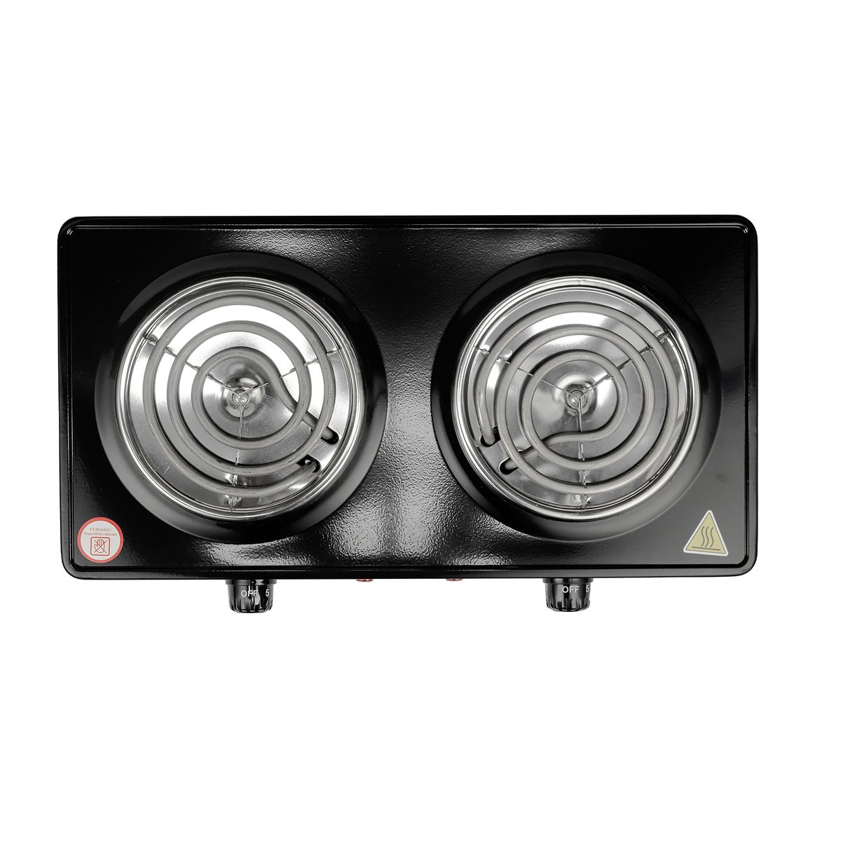 IMACO - Cocina eléctrica de mesa 2 Hornillas HP1400 Imaco