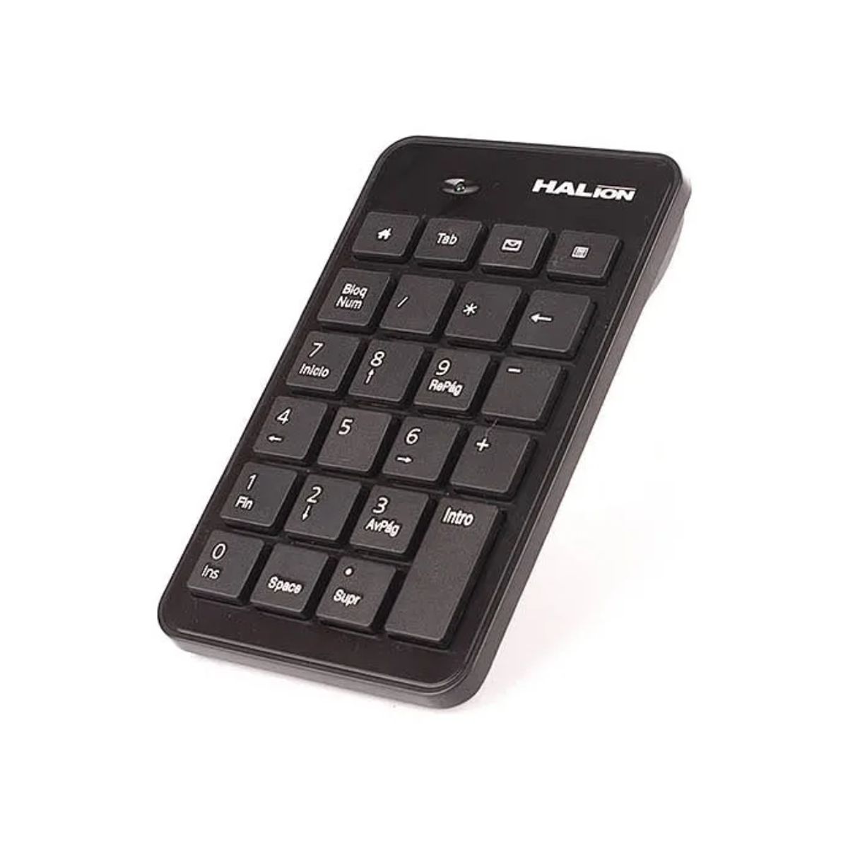 HALION - Teclado numérico HALION K-119 23 teclas USB Negro