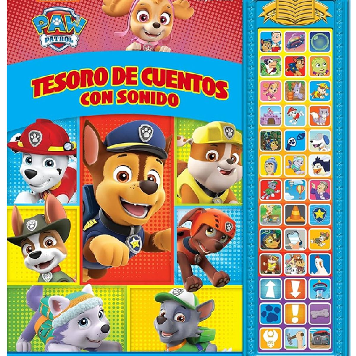 GENERICO - Libro musica TESORO DE CUENTOS CON SONIDO PATRULLA CANINA , PAW PATROL