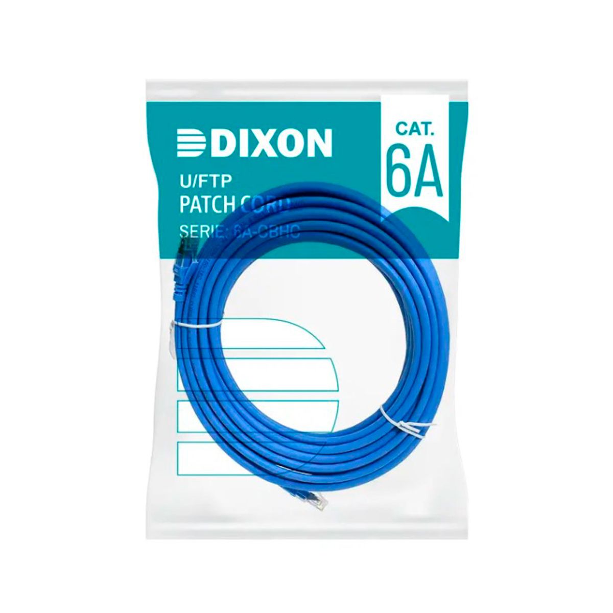 DIXON - CABLE DE RED FTP DIXON CAT6A 15M 4PX26 AWG LSZH AZUL PN 6A-CBHC-BL15