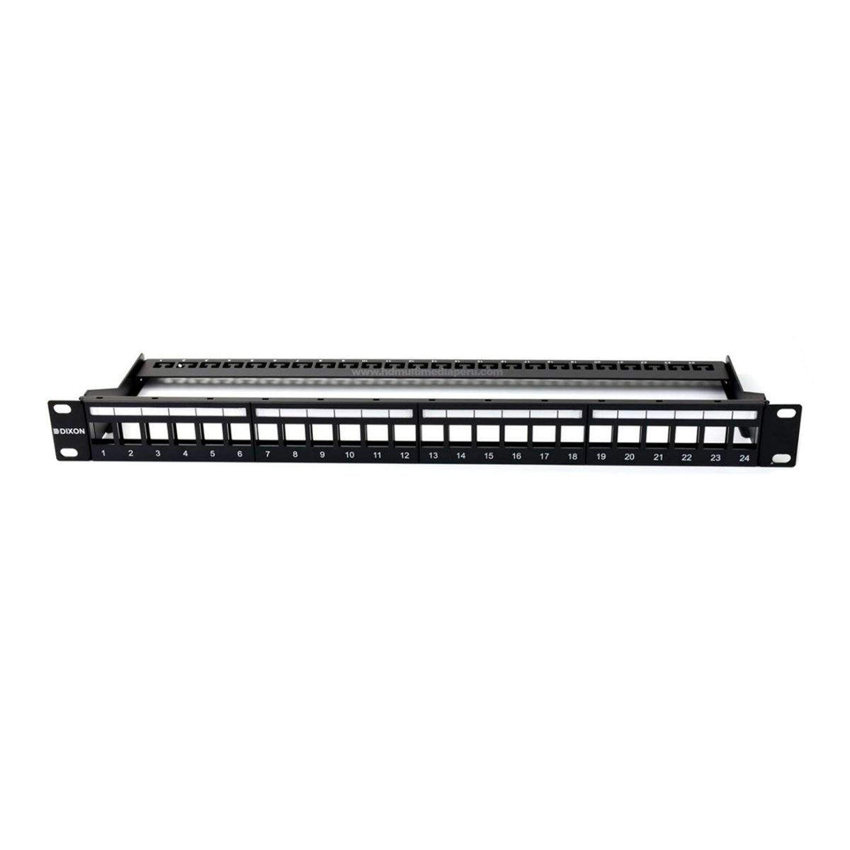 DIXON - PANEL MODULAR DIXON CAT.6 24 PUERTOS 19 COLOR NEGRO P-N PPKJ24