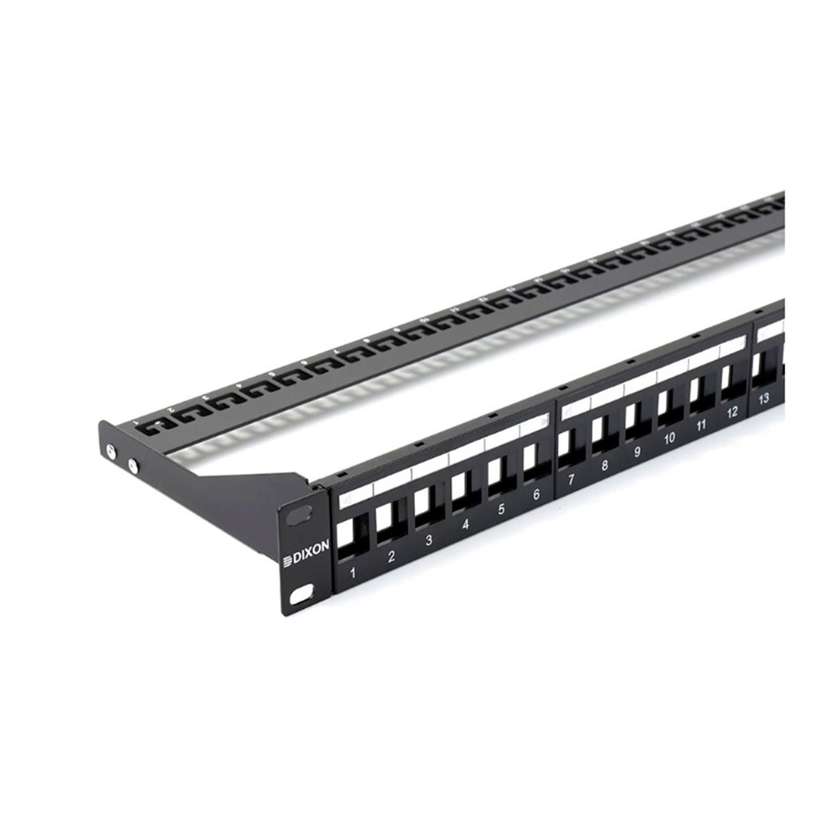DIXON - PANEL MODULAR DIXON CAT.6 24 PUERTOS 19 COLOR NEGRO P-N PPKJ24
