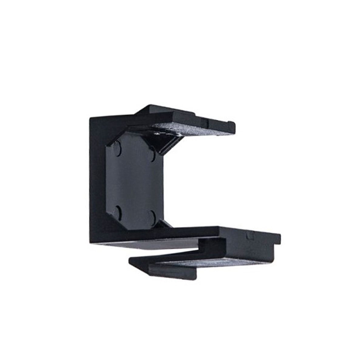 DIXON - TAPA DE ESPACIO SIN USO DIXON PARA PLACA FRONTAL DE PARED SIMPLE Y EJECUTIVA COLOR NEGRO - P-N MU5-B-BK