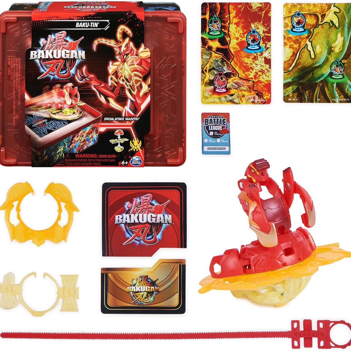 SPIN MASTER - Bakugan Baku-tin Ataque especial de Mantis