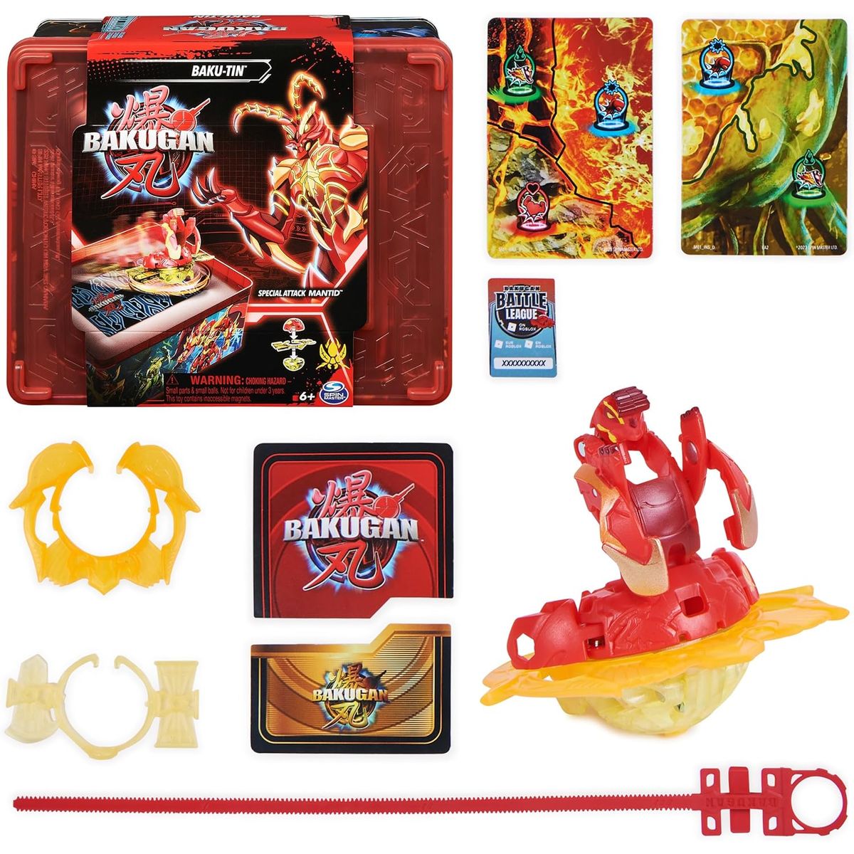 SPIN MASTER - Bakugan Baku-tin Ataque especial de Mantis