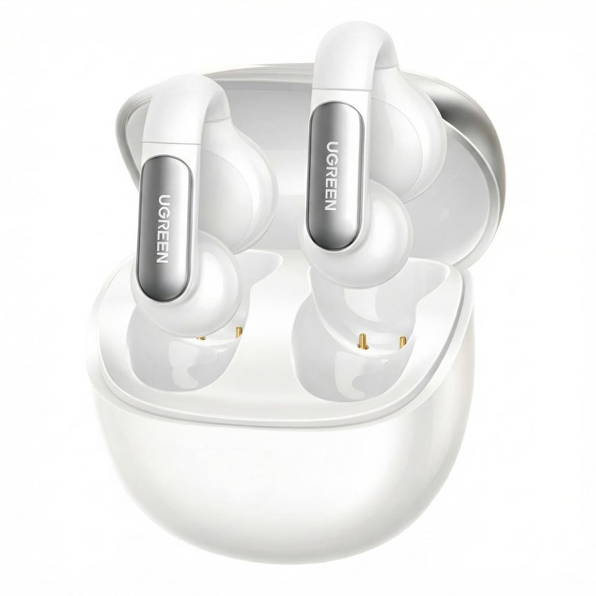 UGREEN - Audífonos Blanco HiTune S5 Bluetooth 5.4 Open Ear IPX5 24 Horas