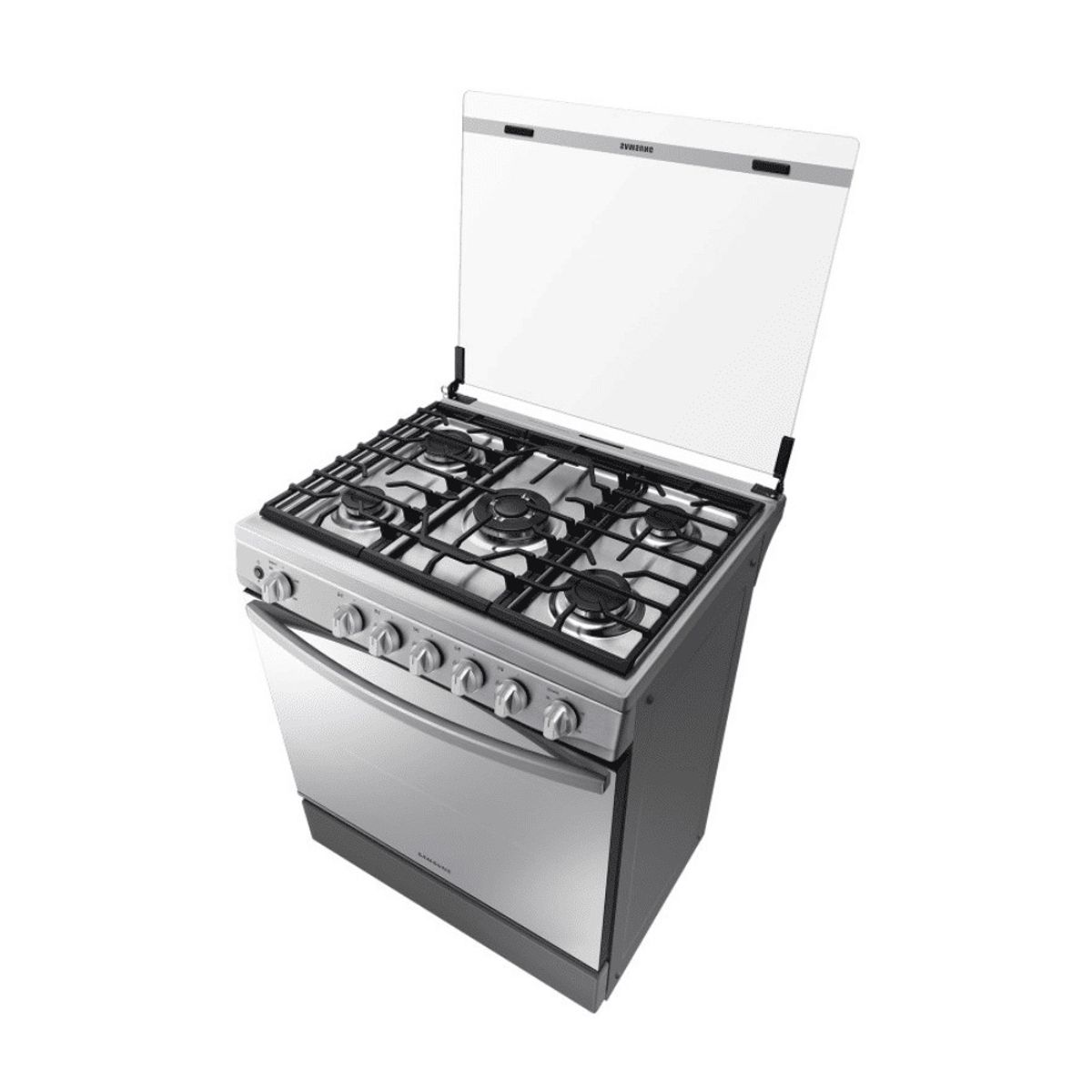 SAMSUNG - COCINA A GAS SAMSUNG NX52T7322PS GLP/GN 5 HORNILLAS MIRROR LOOK PLATA