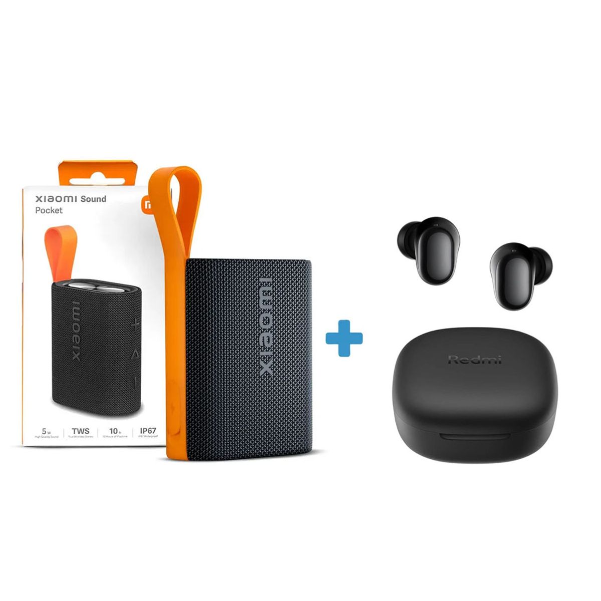 XIAOMI - Xiaomi Audífonos Redmi Buds 6 Play + Mini Parlante Xiaomi Pocket Edition 5W