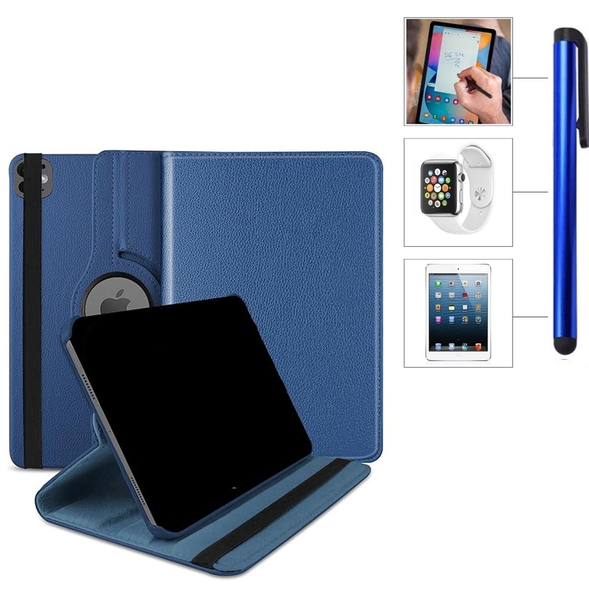 GENERICO - Funda Giratoria + Lapiz Tactil para Ipad Pro 13 2024 M4 A2925/A2926/A3007