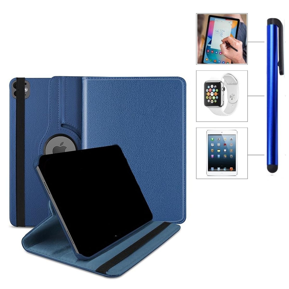 GENERICO - Funda Giratoria + Lapiz Tactil para Ipad Pro 13 2024 M4 A2925/A2926/A3007